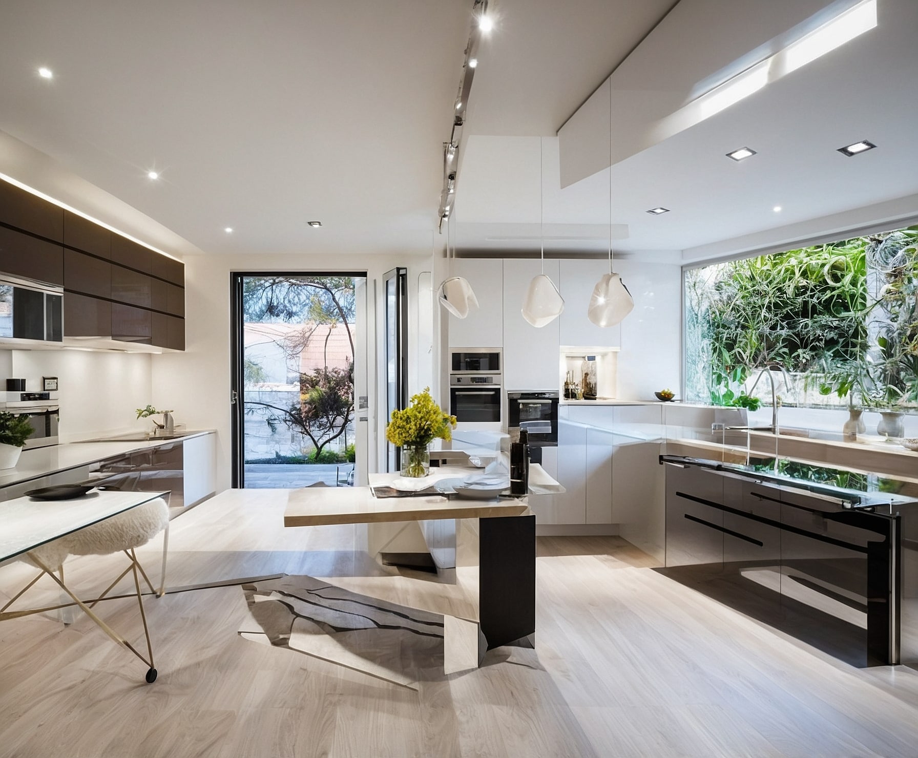 Reforma integral de cocina moderna en Madrid.